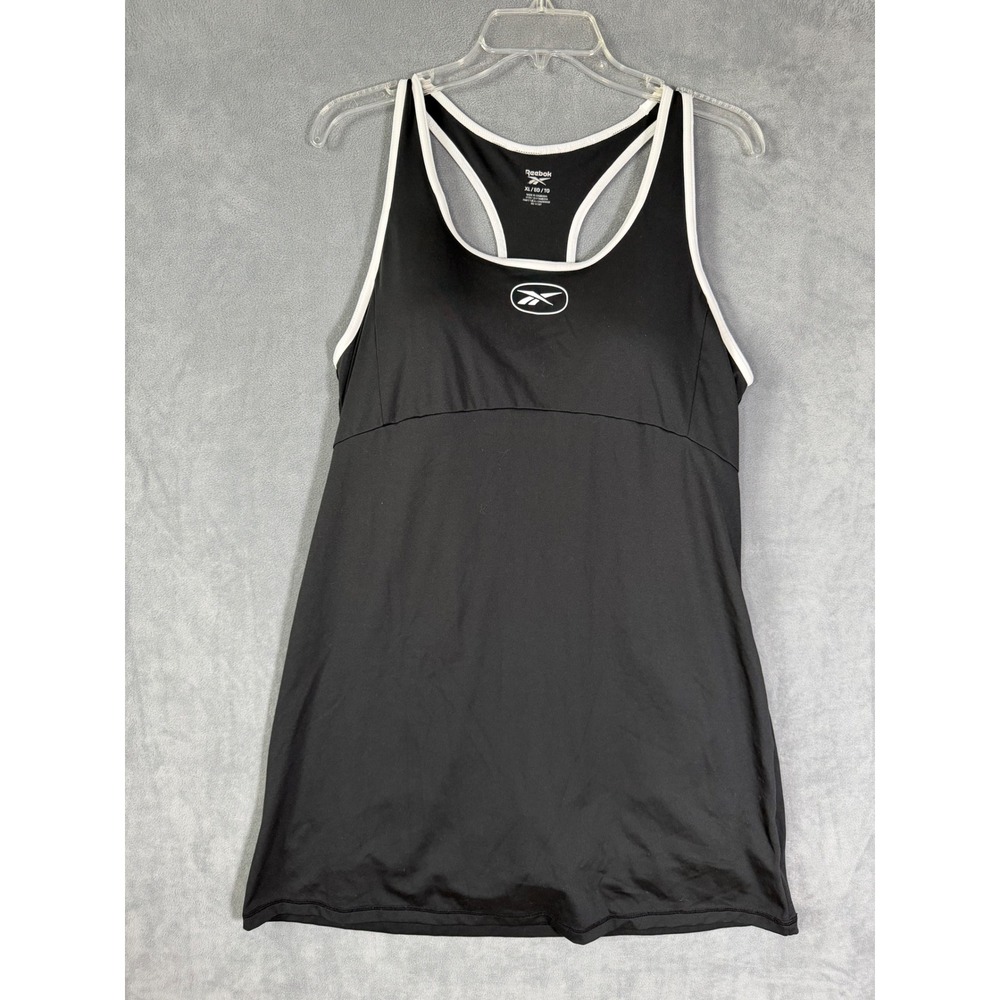 Women's Reebok Tennis Pickleball Golf Dress Shorts Size XL Black Slim Fit Retro